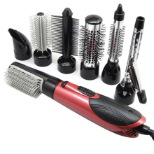 7 in 1 Multifunction Professional Negative Ion Comb Curling Wand Straight Hair Dryer Set